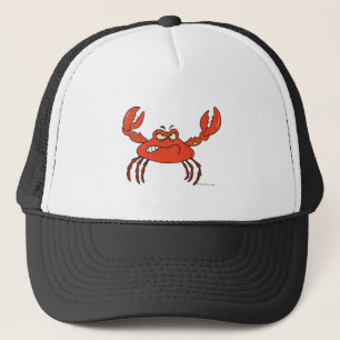 Gorra De Camionero cangrejo rojo divertido y enojado