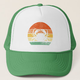 Gorra De Camionero Cangrejo Vintage Lover Funny Crab Retro