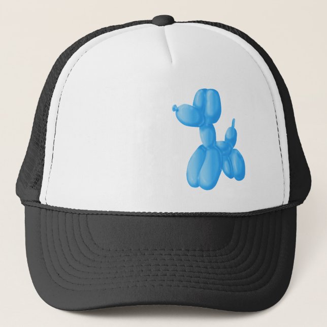 Gorra De Camionero Caniche azul (Anverso)