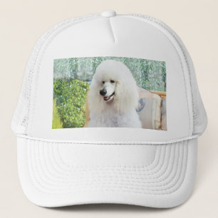 Gorra De Camionero Caniche estándar blanco