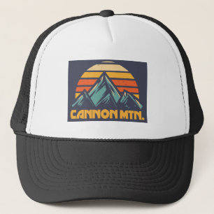 Gorra De Camionero Cannon Mountain New Hampshire Retro Turquoise