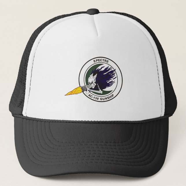 Gorra De Camionero Cañonera del espectro AC-130 (Anverso)