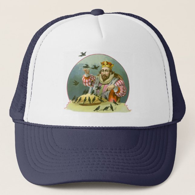 Gorra De Camionero Canta una canción de seis peniques, rima infantil  (Anverso)