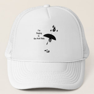 Gorra De Camionero Cantando En La Lluvia Ácida