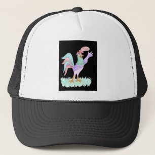 Gorra De Camionero Cantando en negro por Wendy C. Allen