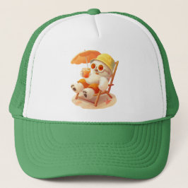Gorra De Camionero Canto sonriente - Modo playa activado