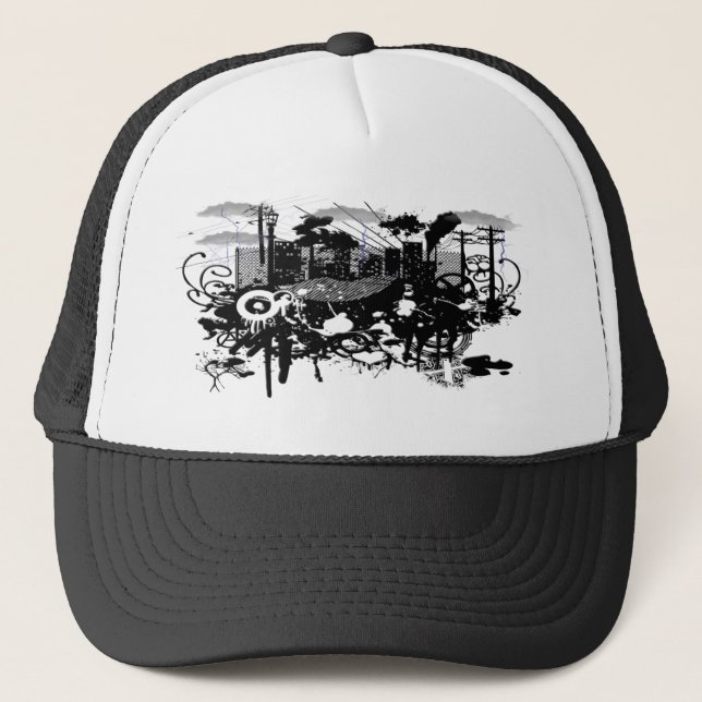 Gorra De Camionero Caos urbano (Anverso)