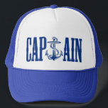 Gorra De Camionero Cap Anchor Ain Captain Cap'Ain<br><div class="desc">Mejor Ancla de Cap Ain Capitán Gorra</div>