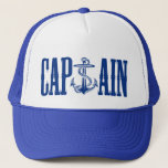Gorra De Camionero Cap Anchor Ain Captain Cap'Ain<br><div class="desc">Mejor Ancla de Cap Ain Capitán Gorra</div>