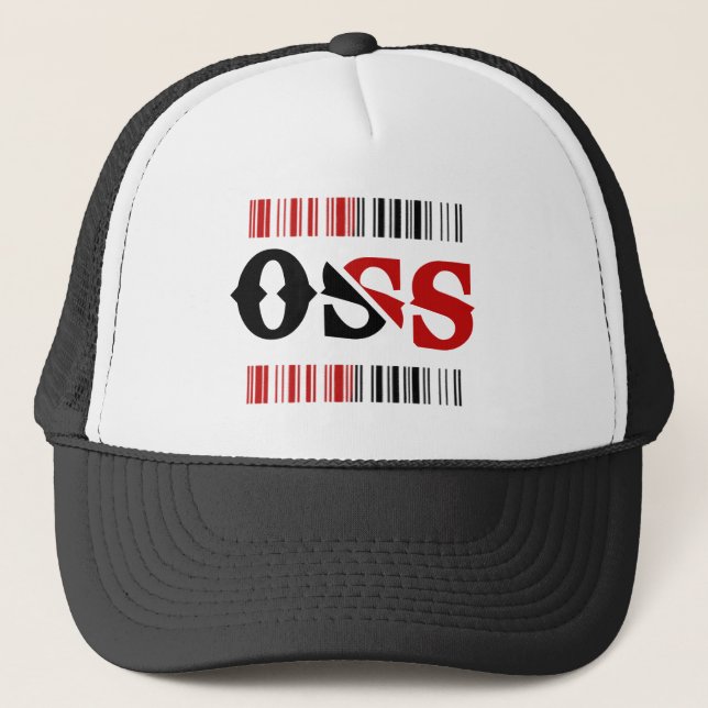Gorra De Camionero Cap bjj oss  - Boné bjj oss (Anverso)