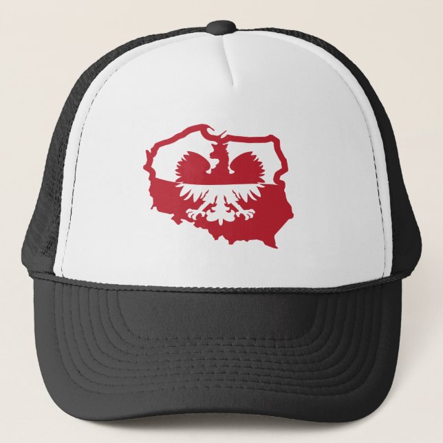 Gorra De Camionero Cap de camionero de bandera de águila polaca (Anverso)