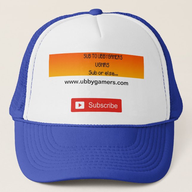 Gorra De Camionero Cap. de los gamers de Ubby (Anverso)