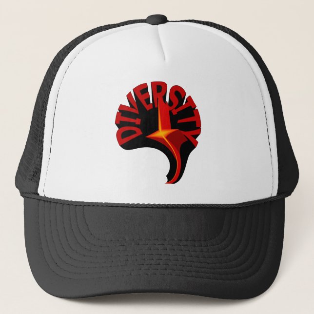 Gorra De Camionero Cap. Estrella giratoria de diversidad (Anverso)