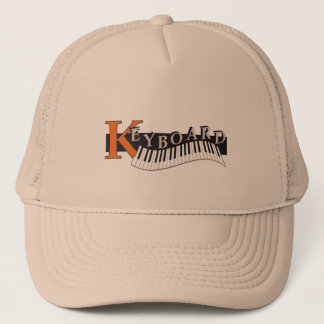Gorra De Camionero cap - hat " Keyboard"  print