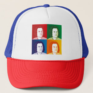 Gorra De Camionero Cap mit Johann Sebastian Bach