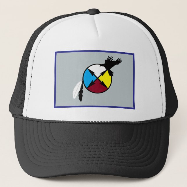 Gorra De Camionero Cap nativo americano (Anverso)