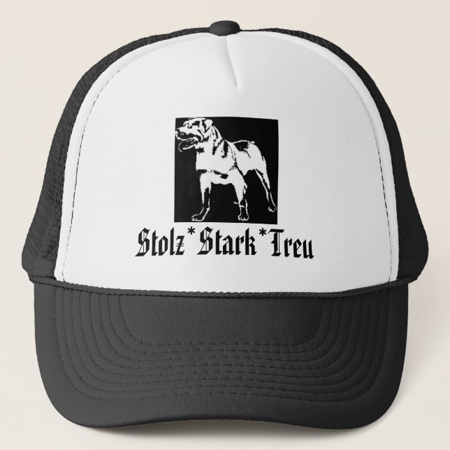 Gorra De Camionero Cap rottweiler (Anverso)