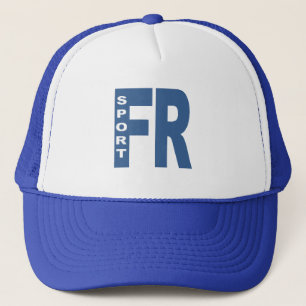 Gorra De Camionero Cap trucker blanco/real FRANCE SPORT