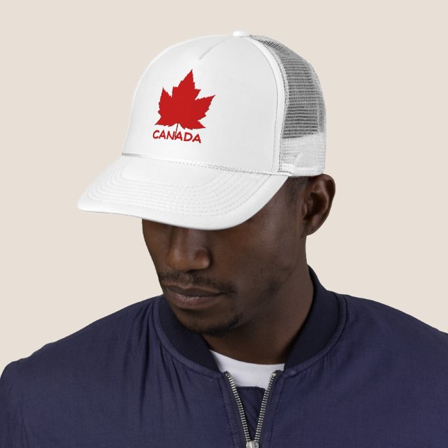Gorra De Camionero Capas de recuerdo de hojas de arce de Canadá (In situ)