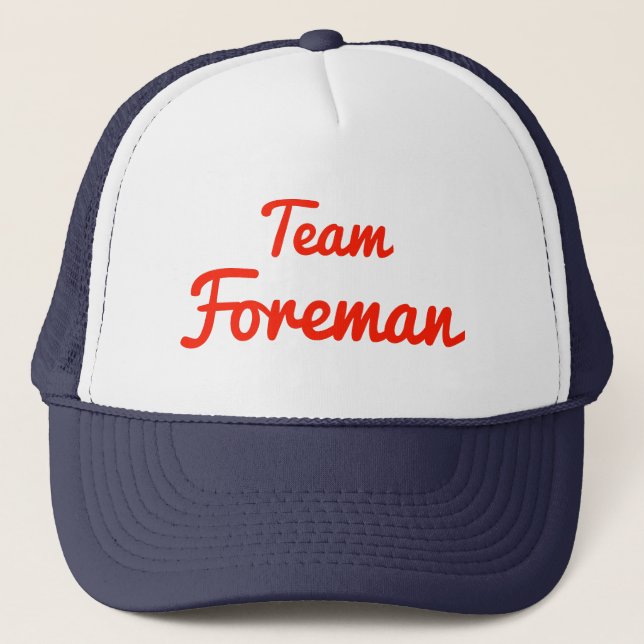 Gorra De Camionero Capataz del equipo (Anverso)