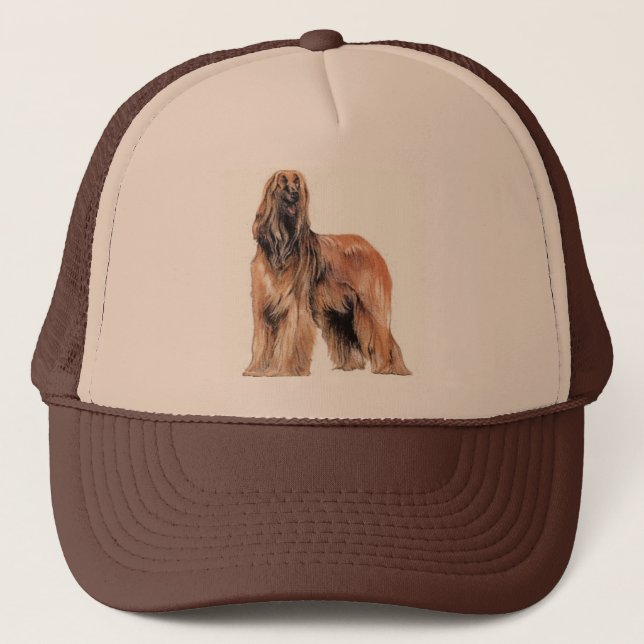 Gorra De Camionero Capero de la cola afgana (Anverso)