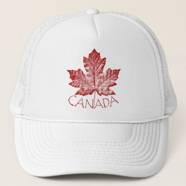 Gorra De Camionero Caperos de hojas de arce del Cap Retro Canadá