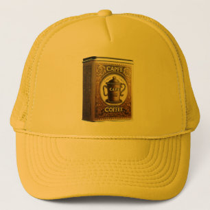 Gorra De Camionero Capfe Coffee Co. Old Fashion Coffee Tin
