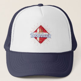 Gorra De Camionero Capital de Copenhague Dinamarca Navegación por mar