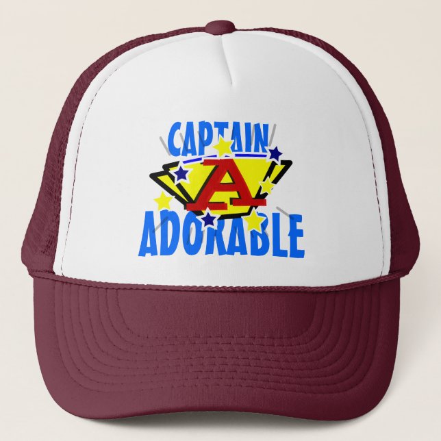 Gorra De Camionero Capitán Adorable Funny (Anverso)