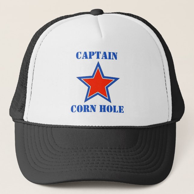 Gorra De Camionero Capitán Agujero de Maíz (Anverso)