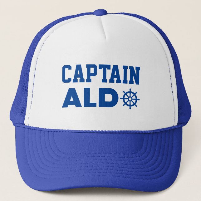 Gorra De Camionero Capitán Aldo (Anverso)