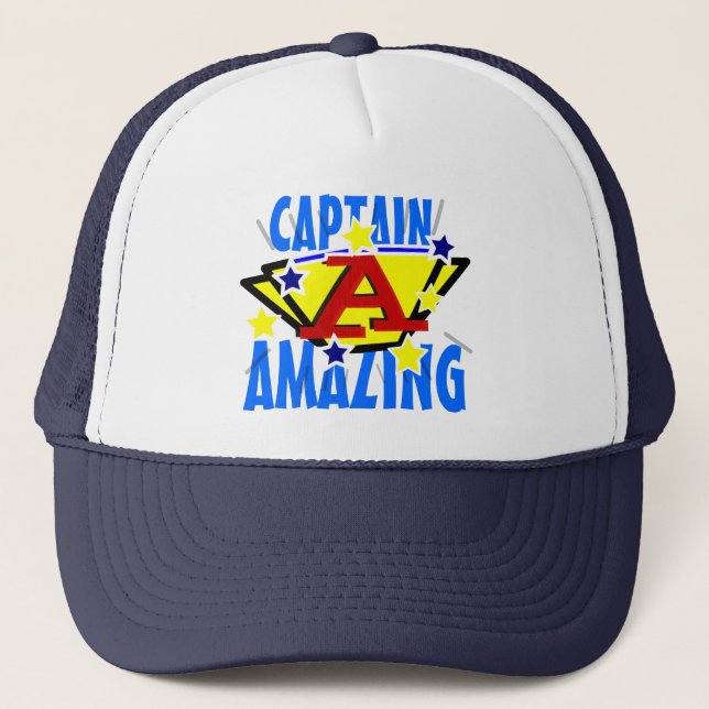 Gorra De Camionero Capitán Amazing (Anverso)