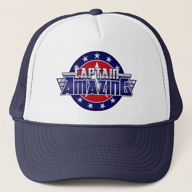 Gorra De Camionero Capitán Amazing Trucker Hat (Anverso)