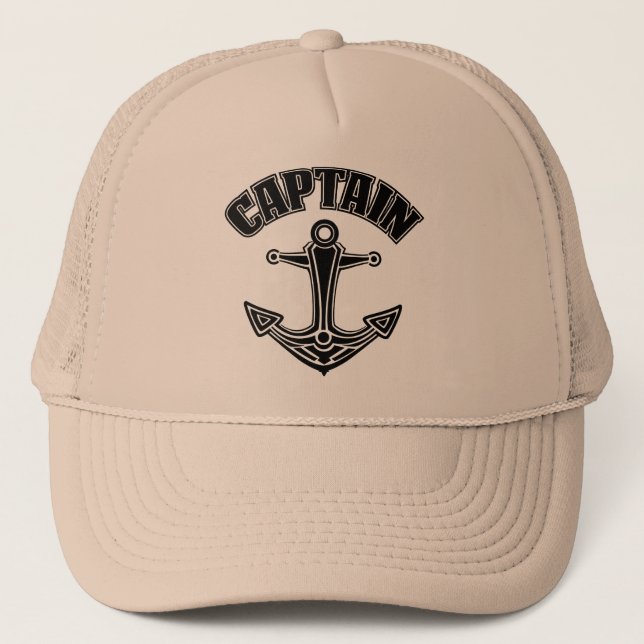 Gorra De Camionero Capitán Anchor Trucker Cap (Anverso)