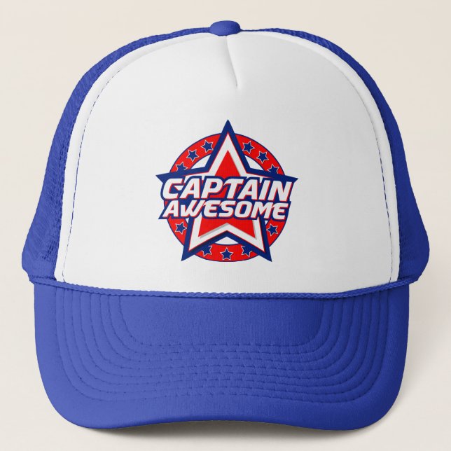 Gorra De Camionero Capitán Awesome (Anverso)
