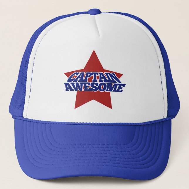 Gorra De Camionero Capitán Awesome (Anverso)