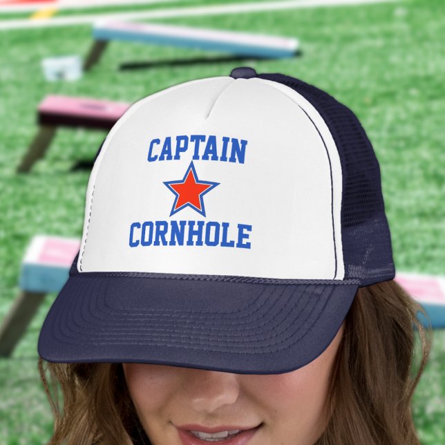 Gorra De Camionero Capitán Cornhole (Subido por el creador)