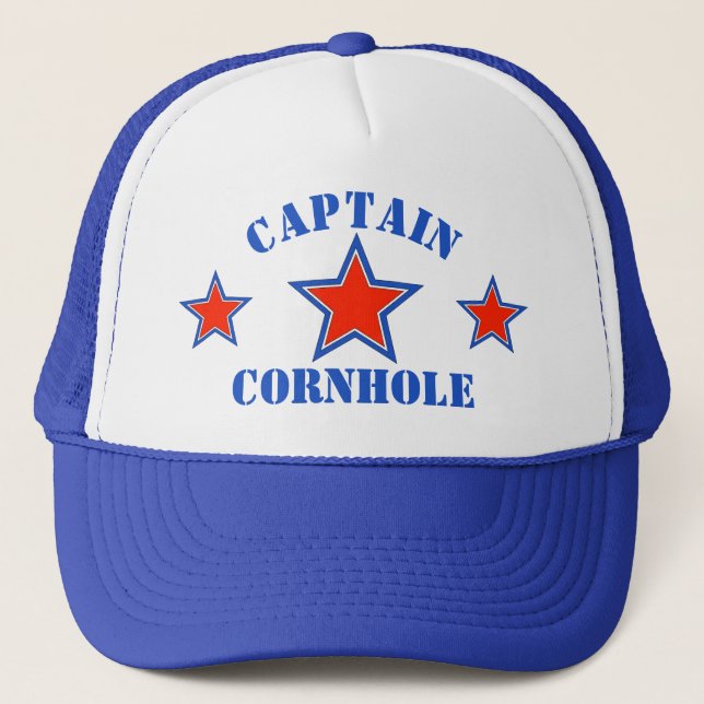 Gorra De Camionero Capitán Cornhole All-star (Anverso)