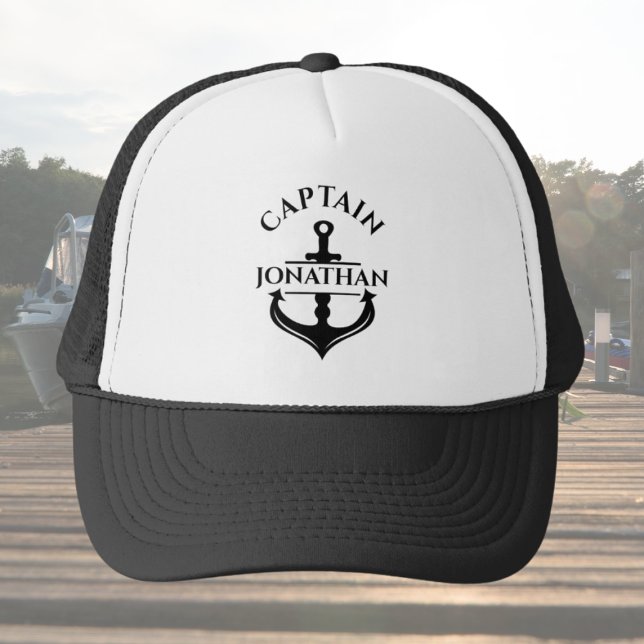 Gorra De Camionero Capitán de barco personalizado (Custom captain hat)