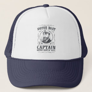 Gorra De Camionero Capitán de lancha motora divertido pontón en barco
