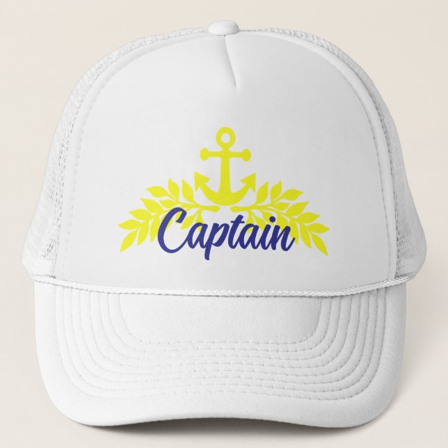 Gorra De Camionero Capitán del barco (Anverso)
