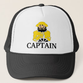 Gorra De Camionero Capitán del barco del pescador