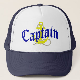 Gorra De Camionero Capitán del barco y anclaje