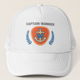 Gorra De Camionero Capitán divertido Wanker