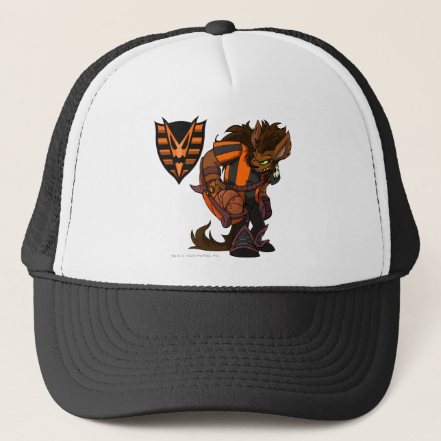 Gorra De Camionero Capitán frecuentado 1 del equipo de maderas (Anverso)
