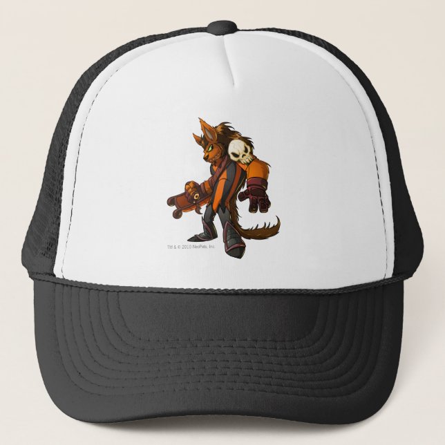 Gorra De Camionero Capitán frecuentado 2 del equipo de maderas (Anverso)