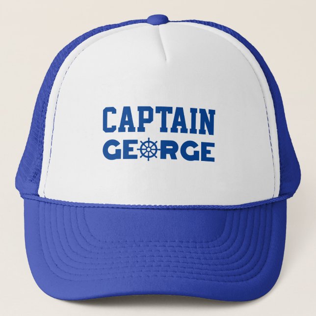 Gorra De Camionero Capitán George Trucker Hat (Anverso)