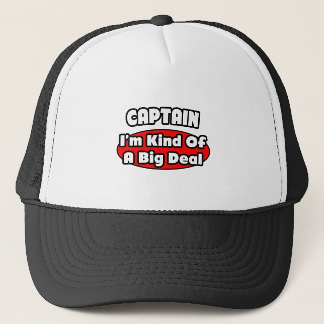 Gorra De Camionero Capitán...Gran acuerdo (Anverso)