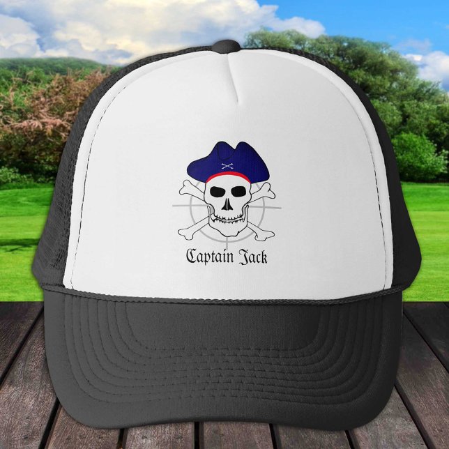 Gorra De Camionero Capitán "Jack" & Piratas - Isla del Tesoro /Chicos (Subido por el creador)