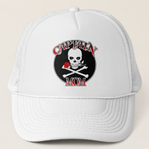 Gorra De Camionero Capitán Mamá (Rosa) Cap
